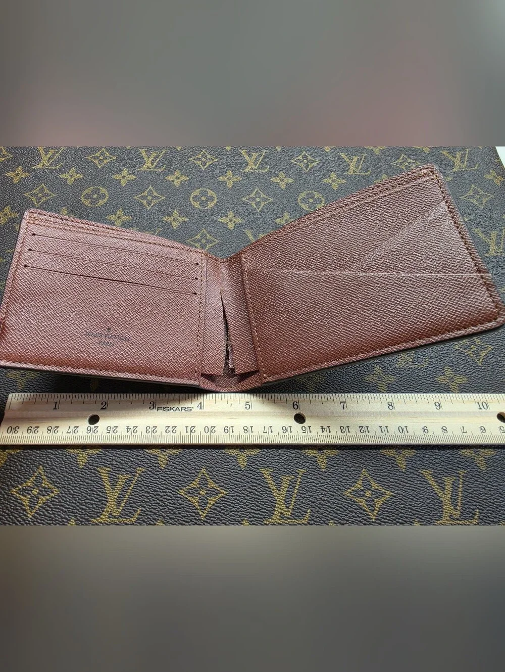 Louis Vuitton Multiple Wallet Monogram Canvas Bifold Wallet - Brown/Gold